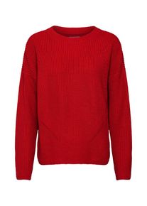 Pieces, Damen Pullover, Orangerot