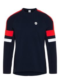 J. Lindeberg J.Lindeberg, Herren M Sonic LS Compression Poly Sportunterw&auml;sche, Nachtblau / Hellrot / Wei&szlig;