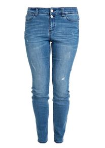 TRIANGLE, Damen Jeans, Rauchblau