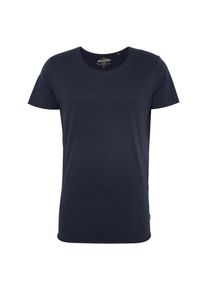 Jack & Jones JACK & JONES, Herren T-Shirt 'JJEBAS TEE SS U-NECK NOOS', Navy