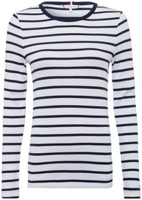 Tommy Hilfiger, Damen Shirt, Kobaltblau / Weiß