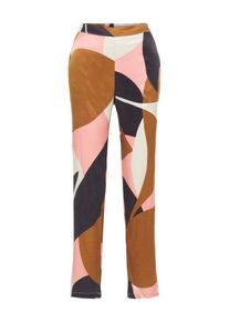 Y.A.S, Damen Hose, Creme / Braun / Rosa / Schwarz
