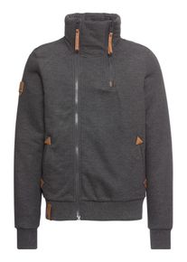 Naketano, Herren Sweatshirt 'Du Affensch', Anthrazit