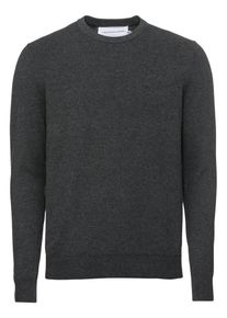 Calvin Klein Jeans, Herren Pullover 'CKJ CHEST LOGO SWEATER', Dunkelgrau