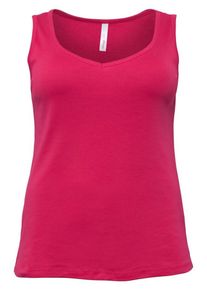 sheego Basic, Damen Top, Pink