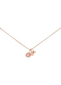 Fossil, Damen Kette 'Vintage Motifs', Rosegold / Hellpink / Silber