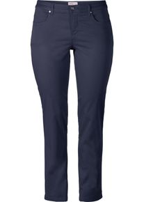 sheego Basic, Damen Basic Stretch-Hose "Die Gerade", Dunkelblau
