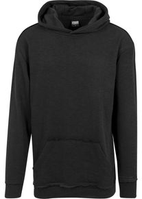 Urban Classics, Herren Sweatshirt 'Oversized Open Edge Slub Terry Hoody', Schwarz