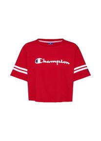 Champion Authentic Athletic Apparel, Damen Shirt 'Rochester Crop', Navy / Rot / Wei&szlig;