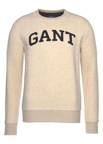 Gant, Herren Sweatshirt, Cappuccino / Schwarz