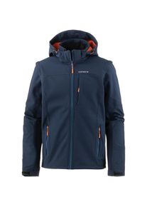 Icepeak, Herren Softshelljacke 'Leonidas', Navy / Hellorange