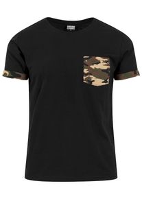 Urban Classics, Herren Tee, Schwarz
