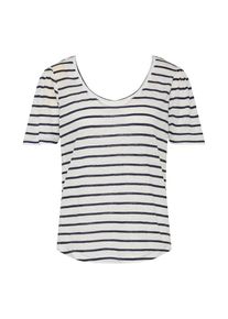 s.Oliver RED LABEL, Damen T-Shirt, Blau / Weiß