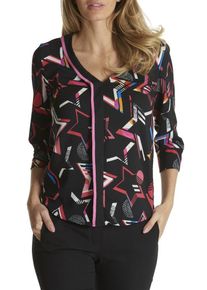 BETTY & CO Betty & Co, Damen Schlupfbluse, Pink / Grenadine / Schwarz