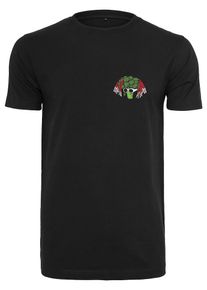 Mister Tee, Herren Tee 'Broccoli', Schwarz