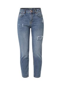 Noisy may, Damen 'NMLIV NW ANKLE STRAIGHT DEST JEANS BA608' Jeans, Blau