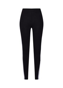 Only, Damen Leggings 'onlLIVE LOVE PANEL LEGGING JRS', Schwarz / Weiß