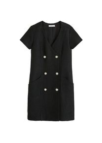 Mango, Damen Kleid, Schwarz