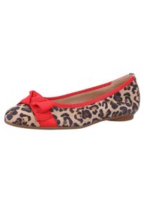 Paul Green, Damen Ballerinas, Camel / Dunkelbraun / Melone