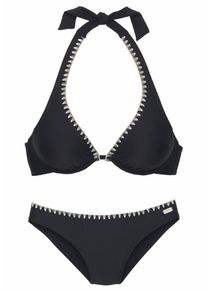 Buffalo, Damen Bügel-Bikini, Beige / Schwarz