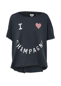 Catwalk Junkie, Damen Shirt 'TIPSY', Dunkelgrau