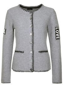 grace, Damen Strickjacke, Grau