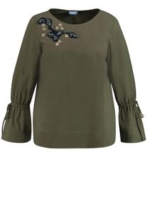 SAMOON, Damen Bluse, Oliv