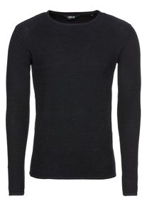 !Solid, Herren Pullover 'Knit - Jasen', Dunkelblau