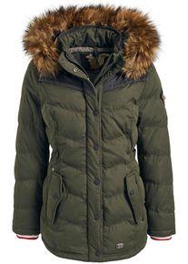 Khujo, Damen Jacke ' WINSEN3 ', Oliv