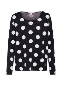 Esprit, Damen Pullover, Schwarz / Wei&szlig;