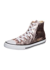 Converse, M&auml;dchen Chuck Taylor All Star Metallic High Sneaker , Ros&eacute; / Wei&szlig;