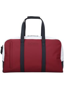 BOSS, Damen Weekender 'Hyper', Rot / Weiß