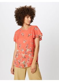 New Look, Damen Bluse '12.01 WW GLEN FLORAL NOAH TEE P25', Orange
