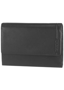 Samsonite, Herren Rhode Island SLG Geldbörse II Leder 13 cm, Schwarz