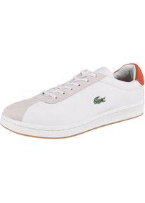 Lacoste, Herren Sneaker 'Masters', Camel / Dunkelorange / Wei&szlig;