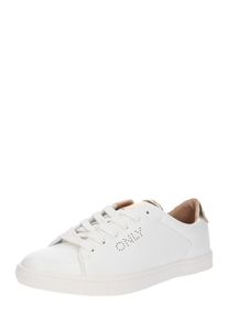 Only, Damen Sneaker 'Silja PU', Gold / Weiß