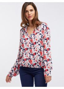 Broadway NYC FASHION, Damen Bluse 'COPPER', Mint / Mischfarben / Orangerot