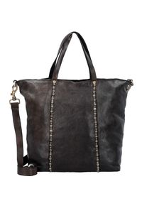 Campomaggi, Damen 'Damiana' Shopper Tasche Leder 31 cm, Anthrazit