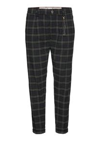 Jack & Jones JACK & JONES, Herren Karohose 'JJIACE JJMILTON CHECK AKM 598', Grau / Dunkelgrau / Schwarz