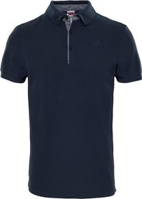 The North Face, Herren Poloshirt Premium Pique in Piqu&eacute;-Qualit&auml;t, Navy / Dunkelgrau