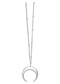 KOSHIKIRA, Damen Kette 'Crescent Moon NES024S', Silber