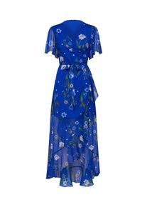 Guess, Damen Kleid 'Junia', Blau / Mischfarben