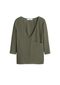 Mango, Damen T-shirt 'Louise', Khaki