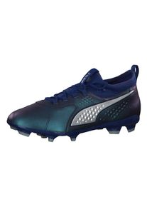 Puma, Herren Fußballschuh 'ONE 3', Blau / Silber