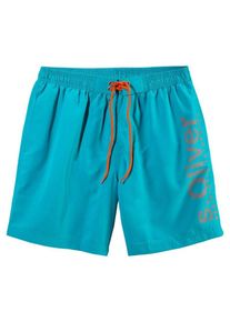 s.Oliver RED LABEL, Herren Badeshorts, Aqua