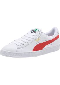 Puma, Damen Sneaker 'Basket Classic LFS 354367-19', Feuerrot / Wei&szlig;