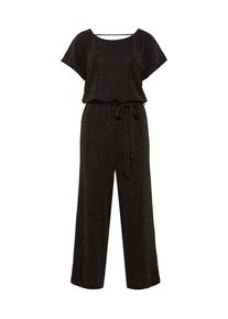 Tom Tailor Denim, Damen Jumpsuit, Schwarz / Silber