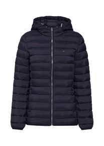 Tommy Jeans, Damen Jacke 'TJW BASIC QUILTED HOODED JACKET', Schwarz