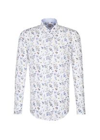 Jacques Britt, Herren Hemd, Blau / Wei&szlig;