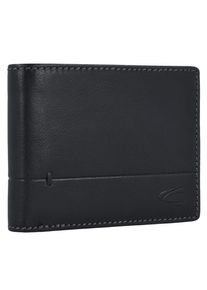 Camel Active, Herren Jakarta Geldbörse Leder 11 cm, Schwarz